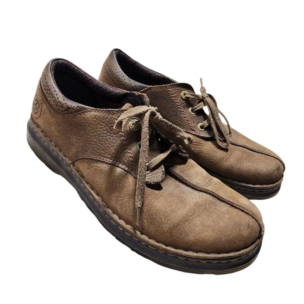 Dr. Martens Nevin Shoes Mens 13 Brown Leather Oxford Lace Up AW004 KV05 N‎